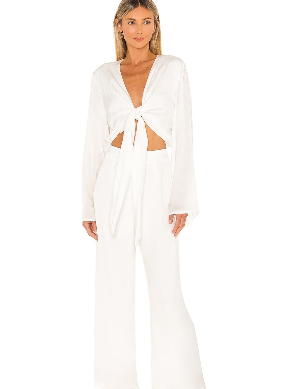 SNDYS Pluto White Jumpsuit Womens XS